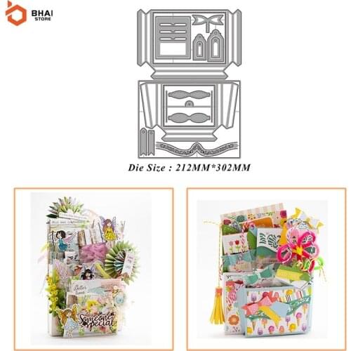 New Design Bag Pocket Suit Metal Cutting Dies Cut Decoration Scrapbook Paper Card Embossing Decor Craft 2021