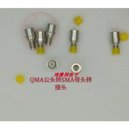 Radio Frequency QMA-J/SMA-K Imported Microwave Substitutes High Frequency QMA Revolution SMA Adapter QMA/SAM-JK