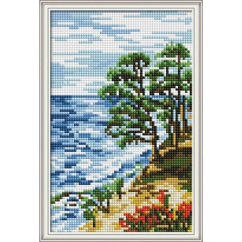 Everlasting Love Neautiful Scenery Of Riverside Chinese 5d Diamond Painting Full Square Christmas Decorations For Home Wedding