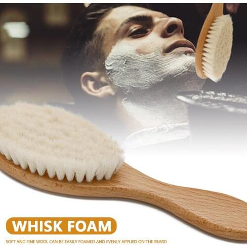 New Baby Care Pure Natural Wool Baby Wooden Brush Comb Brush Baby Hairbrush Newborn Hair Brush Infant Comb Head Massager