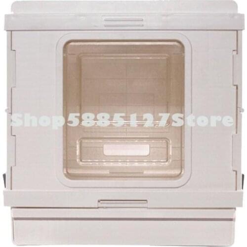 Foldable Cat Litter Basin, Splash Proof, Fully Enclosed Extra Large Cat Toilet, Cat Litter Basin, Cat Excrement Basin