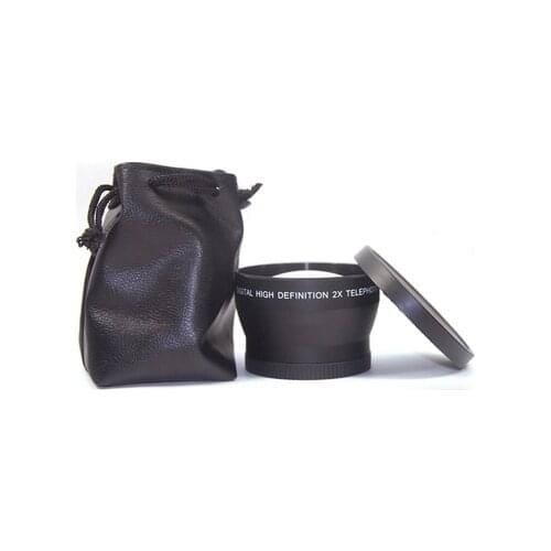 62mm 2x Magnification Teleconverter Telephoto Lens for Canon NIKON Sony PENTAX Olympus DSLR DV SLR Camera 18-200MM thread lens