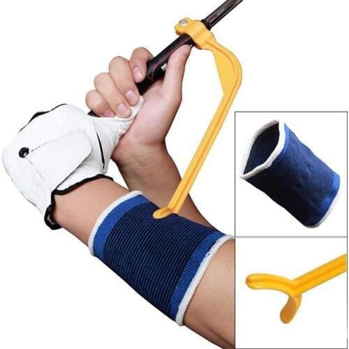 Practice Guide Golf Swing Trainer Beginner Alignment Golf Clubs Gesture Correct Wrist Training Aids Tools Golf Accessories
