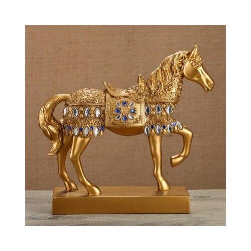 Horse Adornment for home furnishings Art cabinets art setting room Modern simplified European statue home decoration wedding
