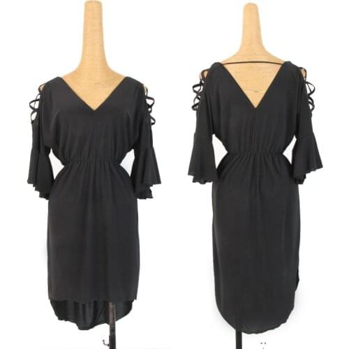 New Latin Dance Dress Women Sexy V-Neck Latin Practice Clothing Lady Tango Salsa Cha Cha Samba Rumba Performance Wear DNV13063