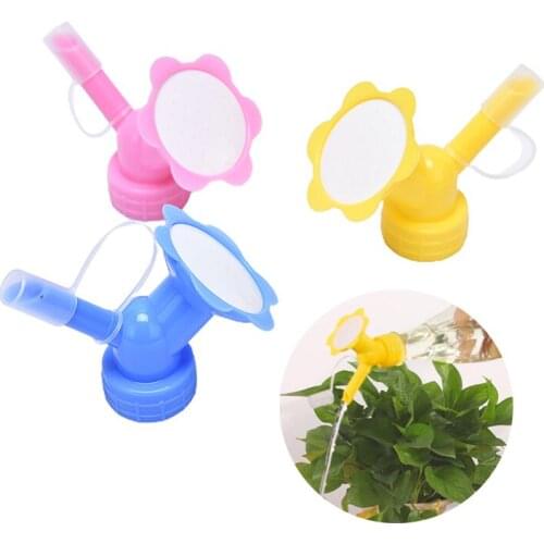 1pc Potted Plant Watering Tool Can Garden 2in1 Plastic Sprinkler Nozzle Watering Cans Sprinkler For Waterers Bottle Garden Tools