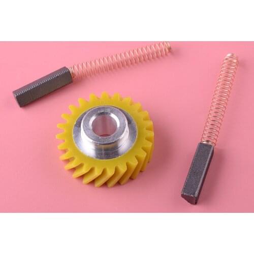3Pcs/Set Mixer Drive Worm Gear with Carbon Motor Brushes for Kitchenaid 5qt Bowl Lift Mixers AP4295669 PS1491159 W10112253