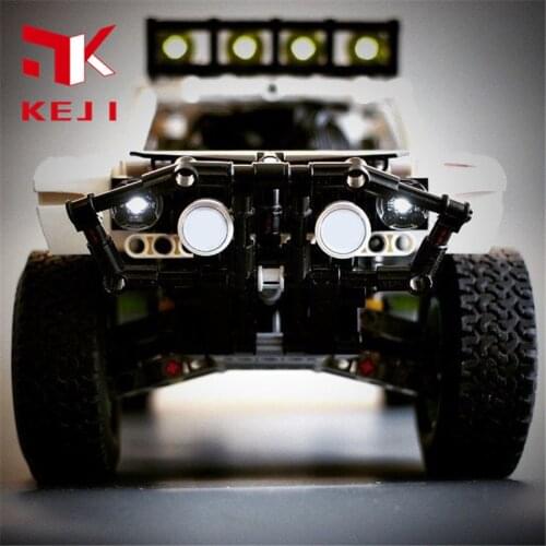 KEJI Technic Series RC Baja Trophy Truck Motor Power Function Fit MOC-4874 Building Block Bricks Kids Toys Christmas Gift