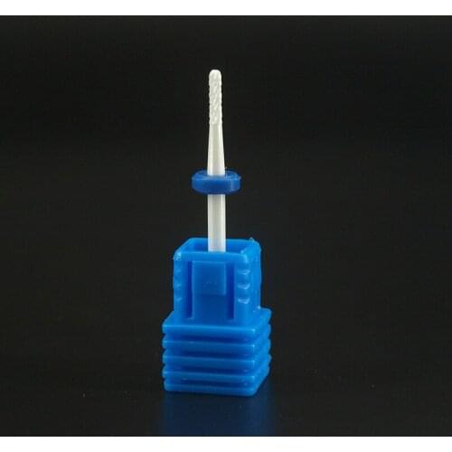 EasyNail 10pcs 2.35mm small size Ceramic Nail Drill Bit Electric Manicure Machine Accessories Nail Art Tools cuticle remover