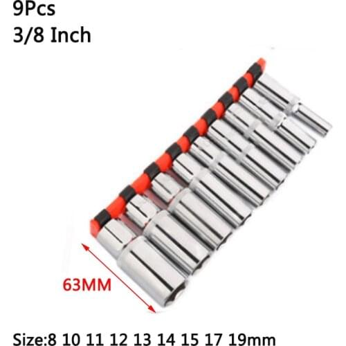 Socket Bit Joint Holder 1/4" 3/8" 1/2" Drive Adaptor Hex Shank Quick Release Adapter Converters Tool with Socket Rack Holder