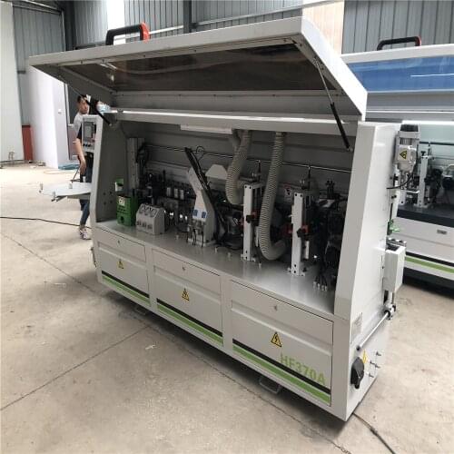 HF370A cheap price portable woodworking machine acrylic straight cabinet automatic edge banding machine wood edge bander