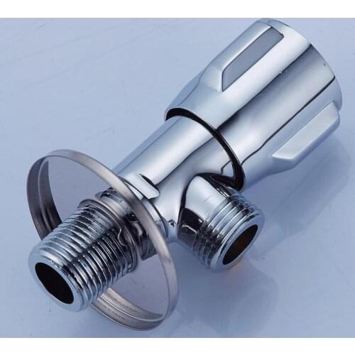 Brass G1/2*1/2 Longer Valve Water Stop Valve Toilet Inlet Valve Bathroom Accessory