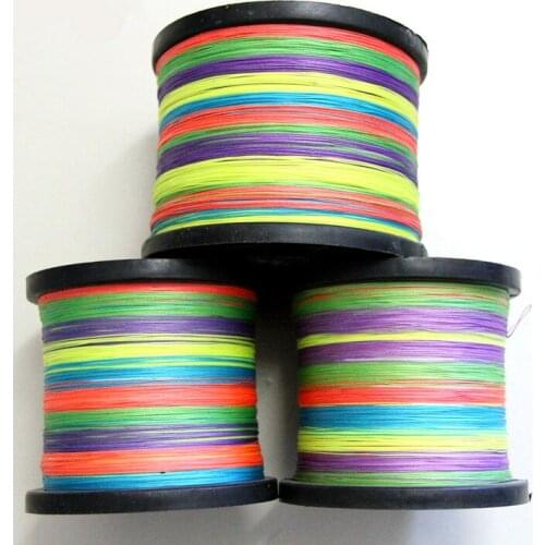 500m and 8 strand to a colorful color horse fish braided line PE Mainline fishing line count sub raft fishing