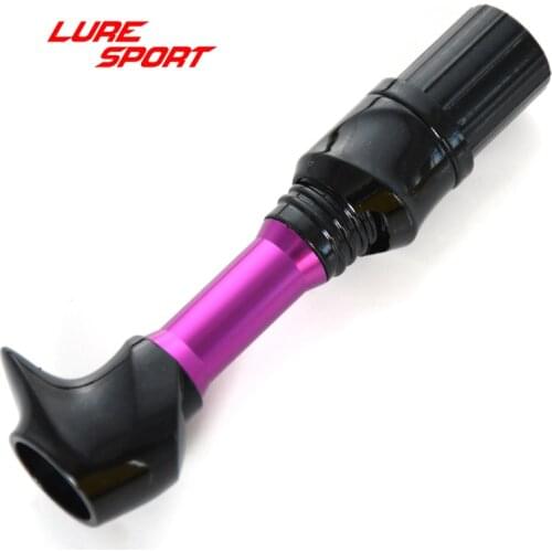 LURESPORT 2pcs Black paint 16# SKSS SKTS+SKSPS+KSKSS Aluminum tube Rod Building Component Repair rod DIY Accessory