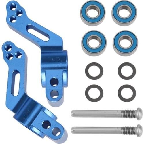 Metal Rear Stub Axle Carriers Upgrade Parts Set 3752 for 1/10 Traxxas 2WD Slash Rustler Stampede Bandit