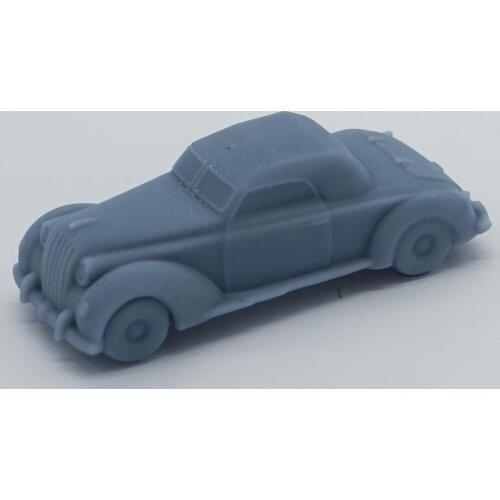 Outland Models Model Railroad Vintage Car Opel Admiral Cabriot HO Scale 1:87