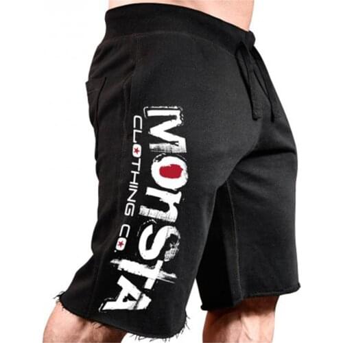 2021 Men Gyms Fitness Bodybuilding Shorts Summer Casual Fashion Beach Short Pants Male Crossfit Workout Cotton Sweatpants Bottom