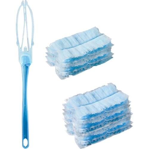 Disposable Microfiber Duster Brush Portable Hand Dust Cleaner Home Anti-dusting Brush Air-condition Car Furniture Cleaning Tool