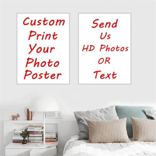 Customized Poster Print Photo Decorative Paint Canvas Art Home Wall Room Decor Gift New