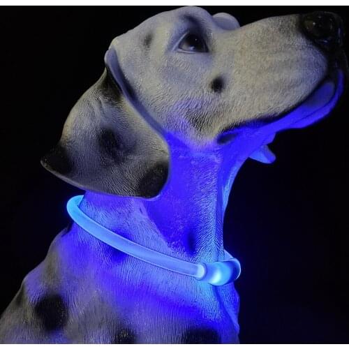 Dog collar rechargeable Dog Collar Led Light COLLARS Reflective Lights Personalized Quick Release All Seasons