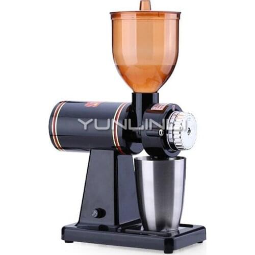 Professional Commercial Electric Grinder Flat Grinding Knife 304 Stainless Steel Powder Box Grinding Machine Coffee Bean 689