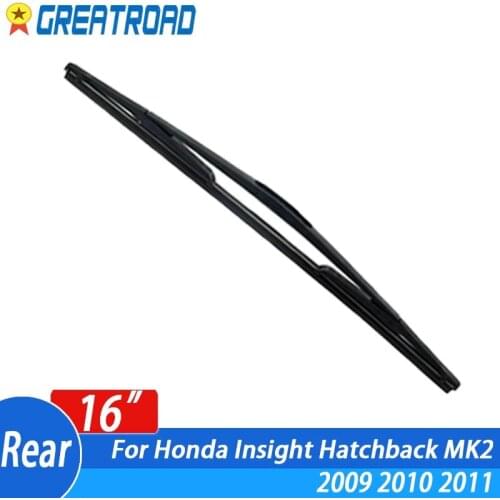 Wiper 16" Rear Wiper Blade For Honda Insight Hatchback MK2 2009 2010 2011 Windshield Windscreen Tailgate Window