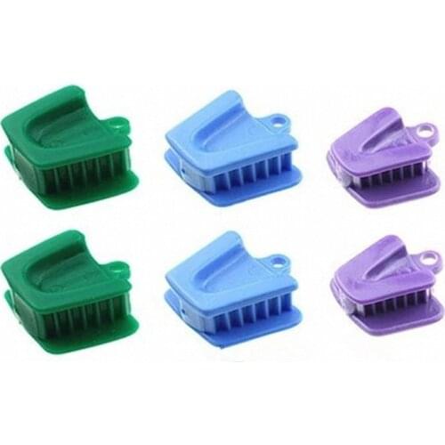 Dental Mouth Props Bite Blocks Tongue Piercing Silicone Green Medium (Bag of 50)