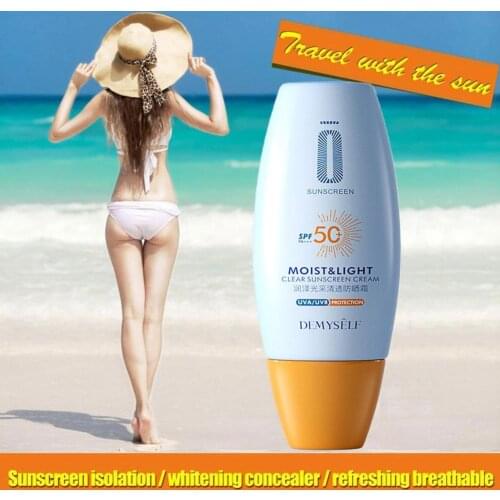 Body Sunscreen Whitening Sun Cream Sunblock Skin Anti-Aging Oil-control Moisturizing SPF 50 Crème solaire