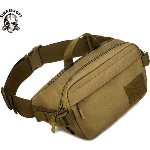 Outdoor Tactical Hiking Waist Bag Sports Military Camo Camping Shoulder Chest Bag Hunting Army Climbing Travel Crossbody Bags