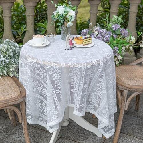 WPKIRA Lace Tablecloths On The Table