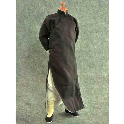 ZYTOYS 1/6 ZY15-14 Ip Man Men Robe Kung Fu Set Pants Shoes Clothing For 12" Action Figure Body Accessories Doll Toy