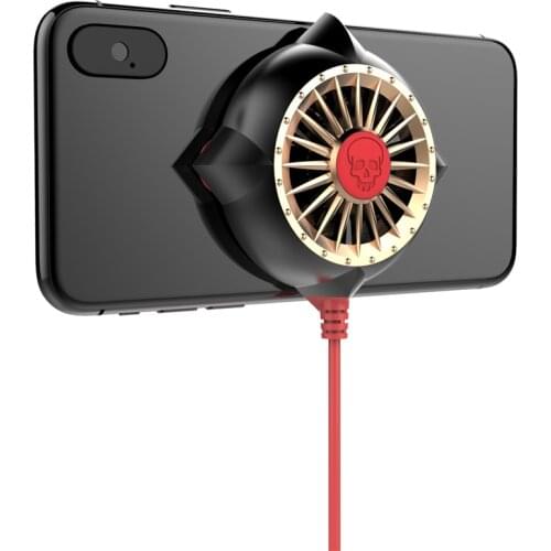 190 pcs Portable Mobile Phone Cooler USB cooling pad Cooler Fan Game Shooter Mute Radiator Controller Heat Sink for Smart Phone