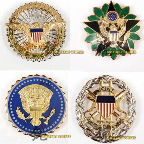 4PCS/LOT US PRESIDENTIAL SERVICE MEDAL DEPARTMENT OF DEFENSE IDENTIFICATION BADGE PIN