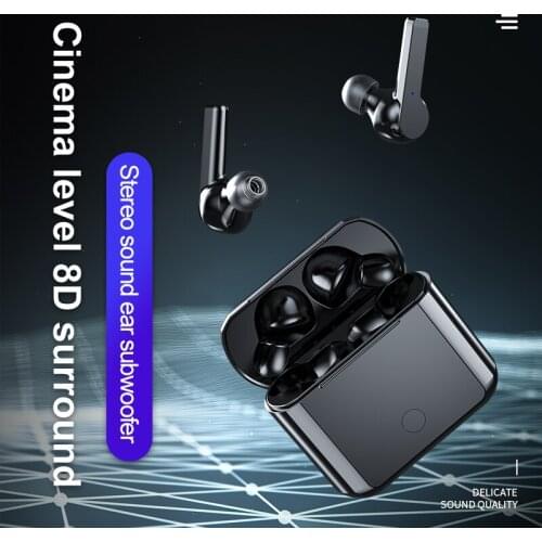 A12 TWS Bluetoth 5.0 Earphone In-Ear Headphones Wireless Earbuds Sweatproof Mini Headset 8D Stereo Sound Sport Earpiece