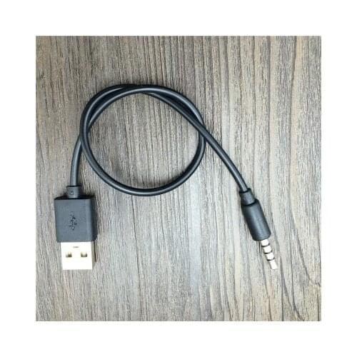 3.5mm Male AUX Audio Plug Jack to USB 2.0 Converter Cable Cord for Apple Ipod MP3 Audio Cable Line