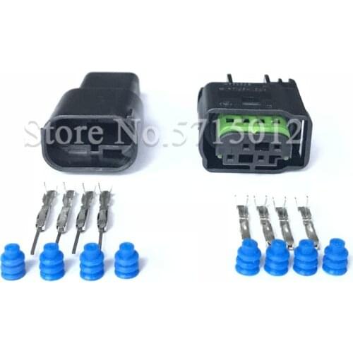 4 Hole 1-967640-1 / 8E0 971 934 / 968399-1 Car LPG Converter Automotive Wire Connector Auto Sealed Plug For VW AUDI BMW