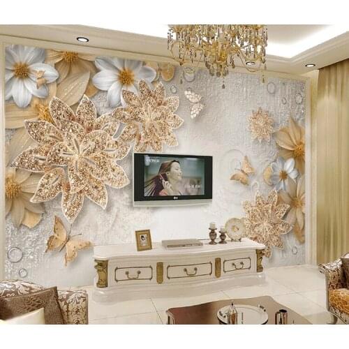Bacal papel de parede 3d stereo living room sofa TV background wall paper bedroom bedroom non woven wallpaper large murals