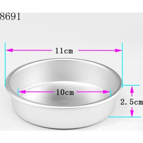 BAKEST DIY Round Deep Aluminum Alloy Wedding Cake Molds Hamburger Baking Moulds Decoration Fondant Bakeware Tools