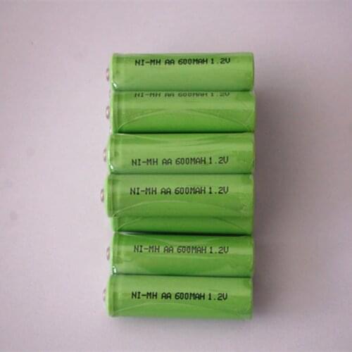 Free shipping with tracking 10pcs 1.2V 600mAh AA Ni-mh Low self-discharge Rechargeable Battery for Digital camera remote control
