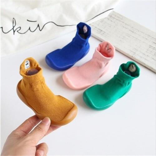 Baby toddler shoes baby shoes non-slip shoes sock floor shoes Foot Socks 5sizes 6colors KeDing