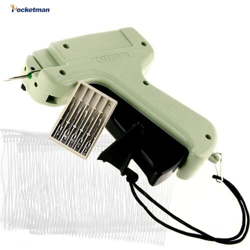 Tagging Gun Kit Clothes Garment Price Label Tag Gun Machine 1000 Barbs 5 Steel Needle Fastener Barbs for Clothes Sock Hat