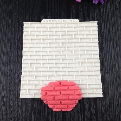 Brick Wall Fondant Lace Silicone Mold for DIY Pastry Cupcake Cake Dessert Lace Decoration Kitchenware Baking Accessories Tool