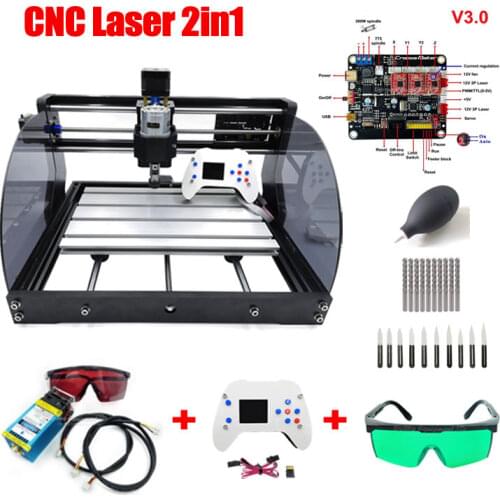 Mini CNC Laser 3018 Pro Engraver GRBL DIY 4Axis PBC Milling Laser Engraving Machine for Wood PVC CNC 3018 Engraver With Offline
