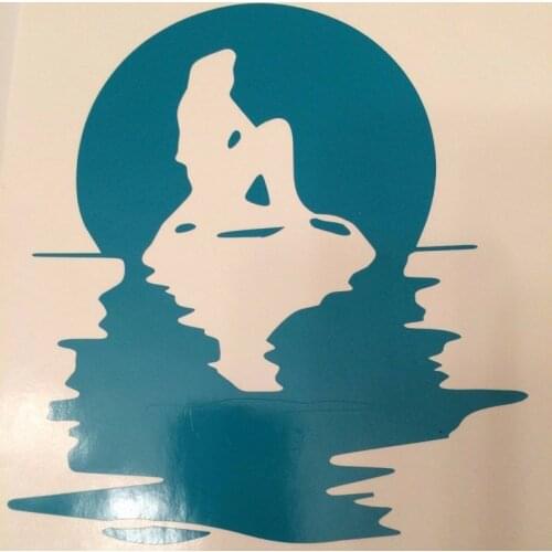 Ariel Little Mermaid Silhouette Vinyl Decal Sticker Car Window with Bonus Decal home decoration accessories Many Colours Choose