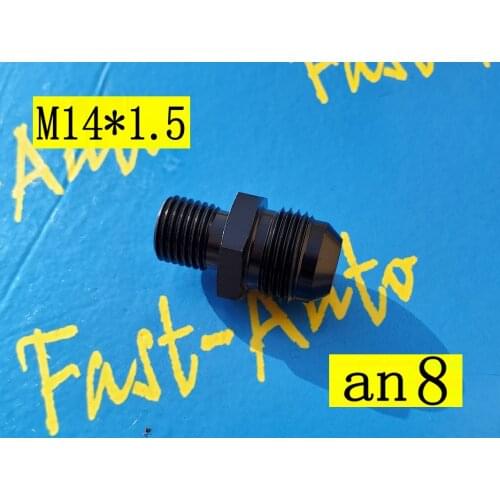 Male M14 P1.5 M14*1.5 M14 x 1.5 to 8an an8 an 8 male adaptor adapter Fitting