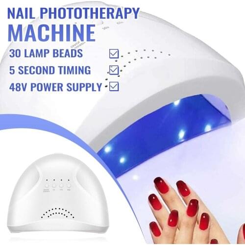 Plus Nail Lamp 48w Uv Led Gel Nail Dryer Curing Manicure Pedicure Uv Lamp Machine Led Manicure Lamp For Drying Gel#dg4