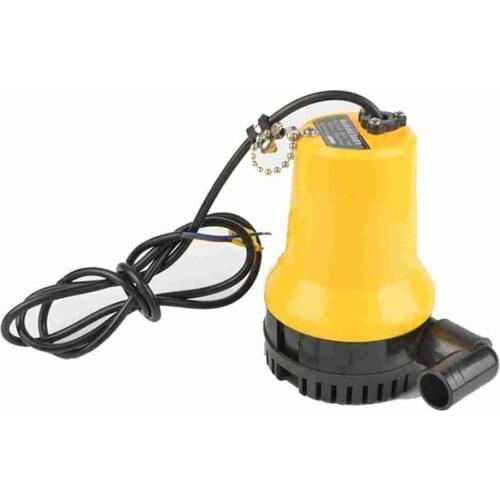 12V Submersible Water Pump 1620GPH 6000L/H Clean Clear Dirty Pool Pond Flood Kit Marine Boat Automatic Bilge Water Pump