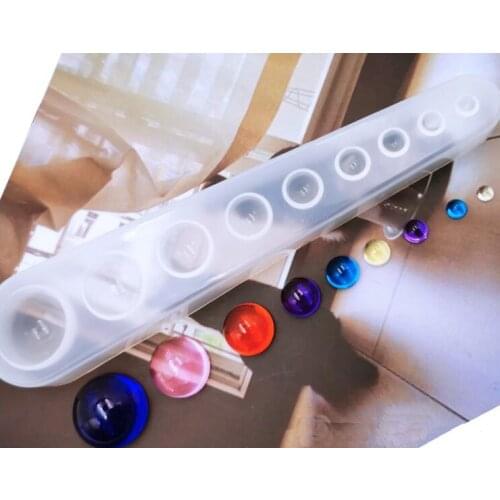 Half ball Silicone Mold Oblate Cabochon Resin Silicone Mould Jewelry Making charms epoxy resin molds Decorative Crafts