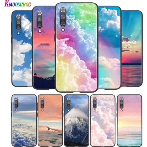 Romantic pink clouds sky art For Xiaomi Mi 8 9 10 11 10i 11i 10 10Pro 11Pro CC9 A3 9T 10T Lite Pro Se Ultra 5G Phone Case