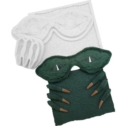 Easter Dinosaurs Eyes Skin Claws Shapes Silicone Mold Fondant Cake Chocolate Candy Decorating Tools